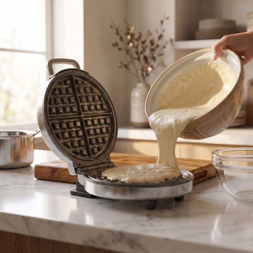 Step 8a: Cook the Waffles