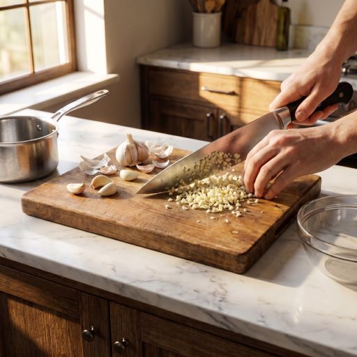Minced garlic