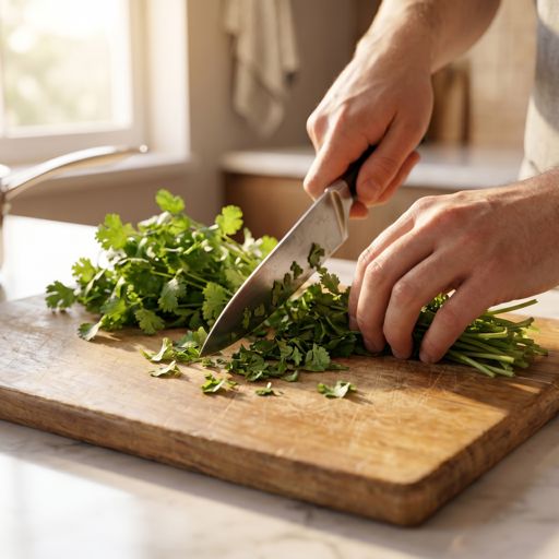 Roughly Chopped fresh cilantro