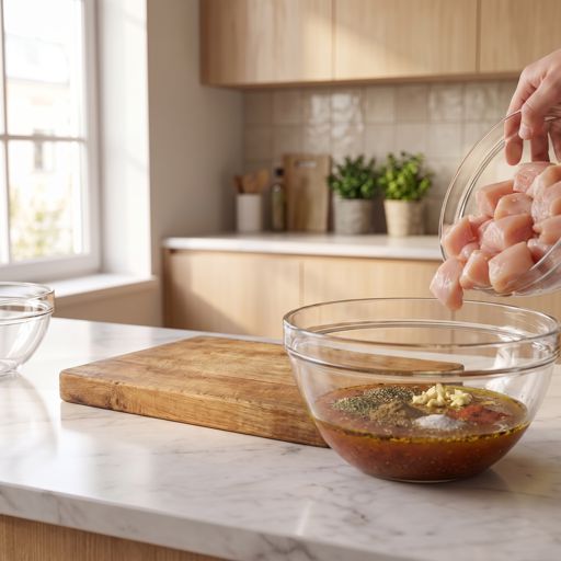 Step 2a: Marinate the Chicken
