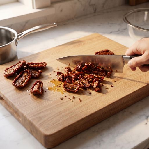 Roughly Chopped sun-dried tomatoes