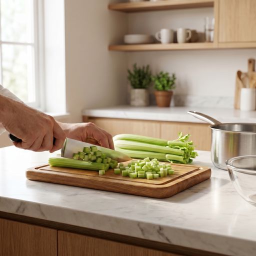 Diced celery
