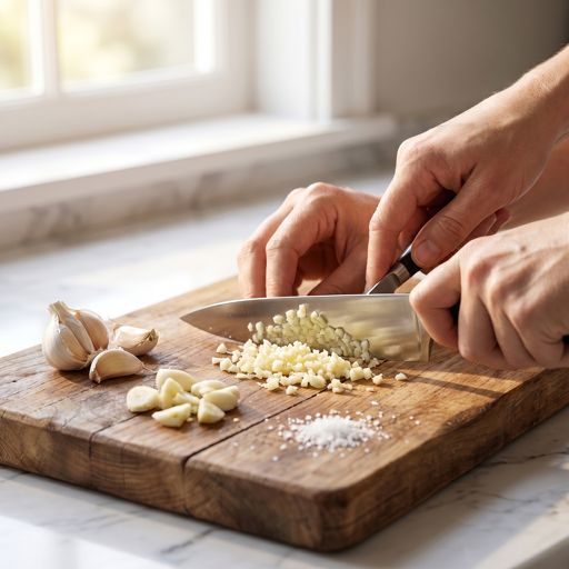 Minced garlic