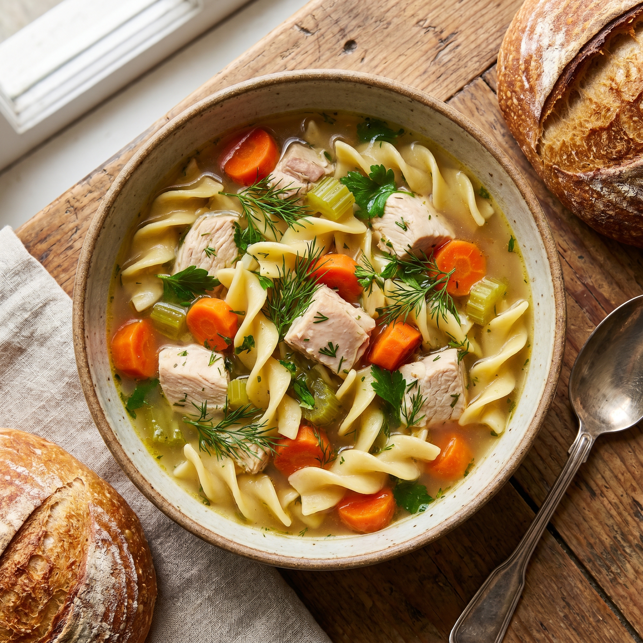 Classic Homestyle Chicken Noodle Soup
