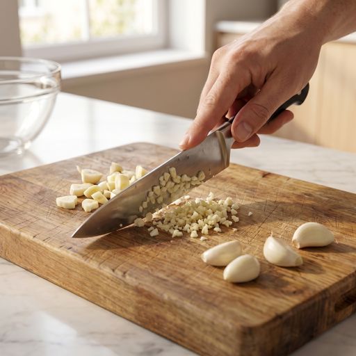 Minced garlic
