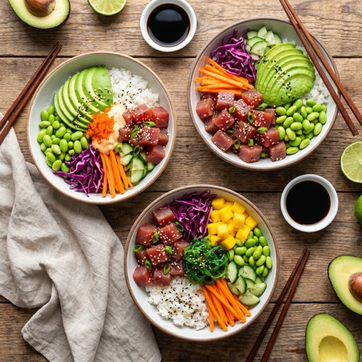 Tuna Poke Bowls