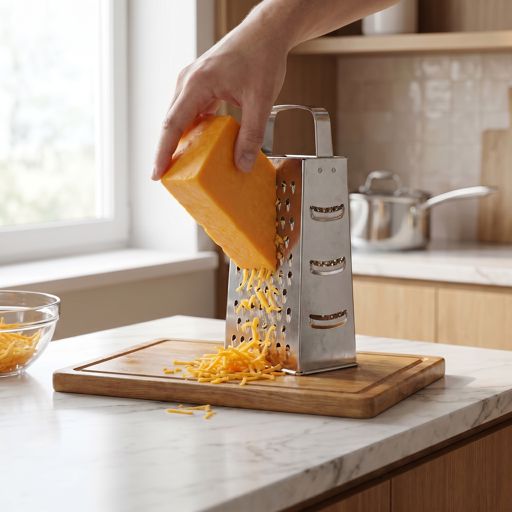 Shredded sharp cheddar cheese