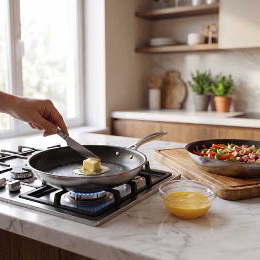 Step 7a: Cook the Omelet
