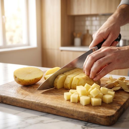 Diced potato