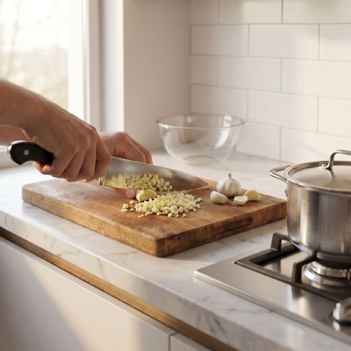 Minced garlic
