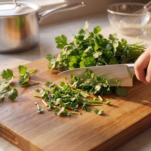Roughly Chopped fresh cilantro