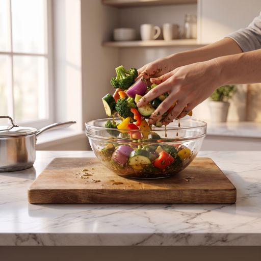Step 4: Toss the Vegetables