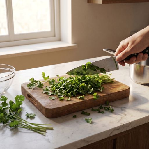 Roughly Chopped fresh cilantro