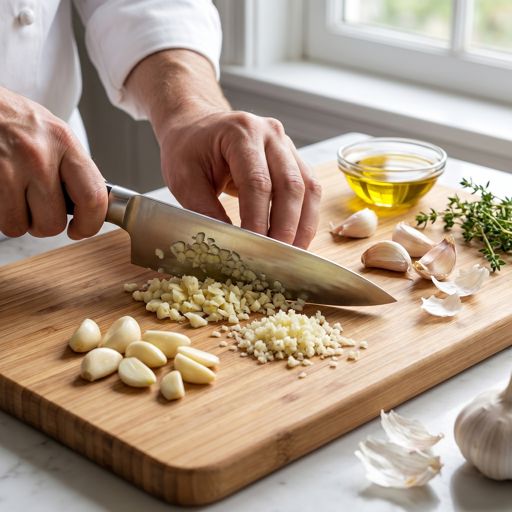 Minced garlic