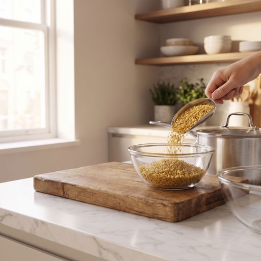 Step 1a: Soak the Bulgur