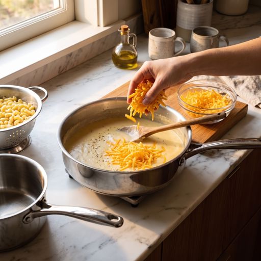 Step 13a: Melt in the Cheese