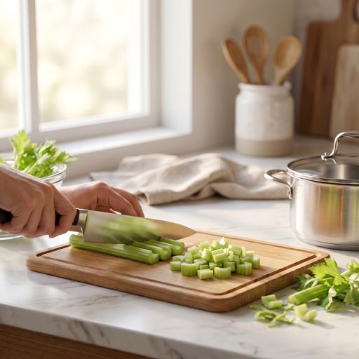 Diced celery
