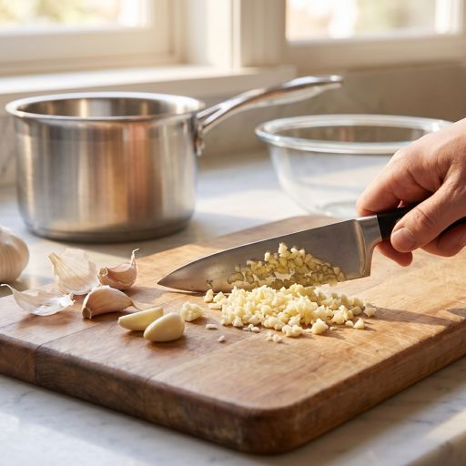 Minced garlic