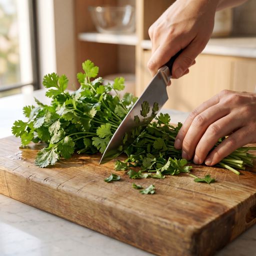 Roughly Chopped fresh cilantro