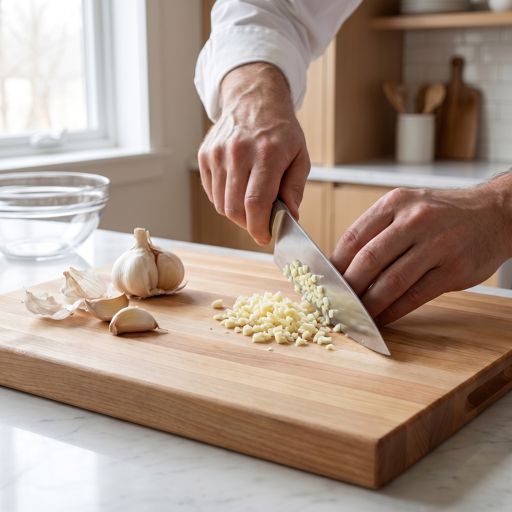 Minced garlic