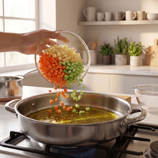 Step 2a: Sauté the aromatics