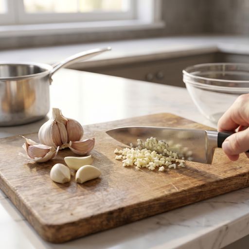 Minced garlic