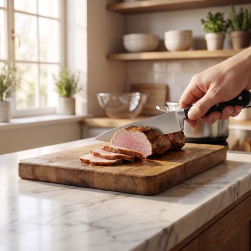 Thinly Sliced pork tenderloin