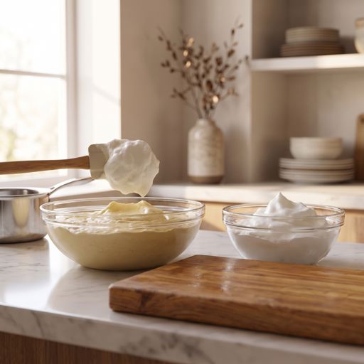 Step 6a: Fold Egg Whites Into Batter
