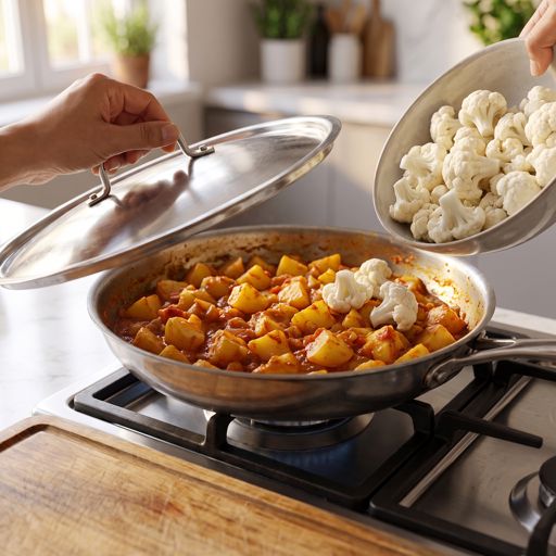 Step 7a: Add the Cauliflower
