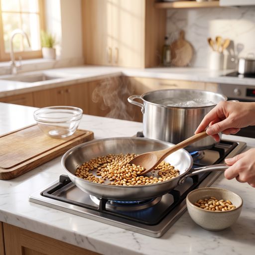 Step 2: Toast the Pine Nuts
