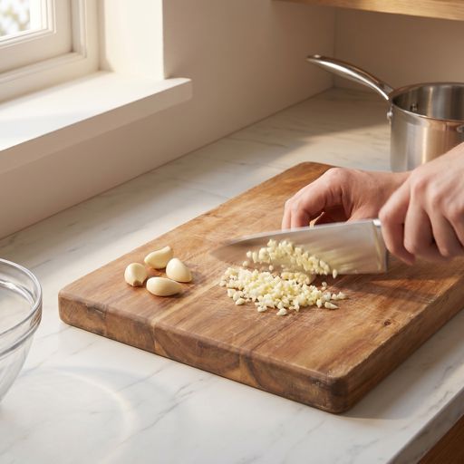 Minced garlic