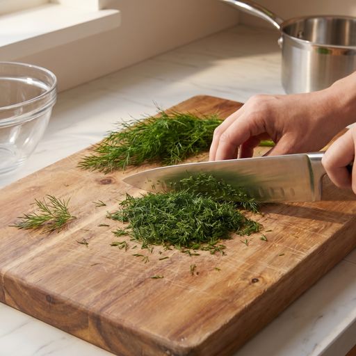 Finely Chopped fresh dill