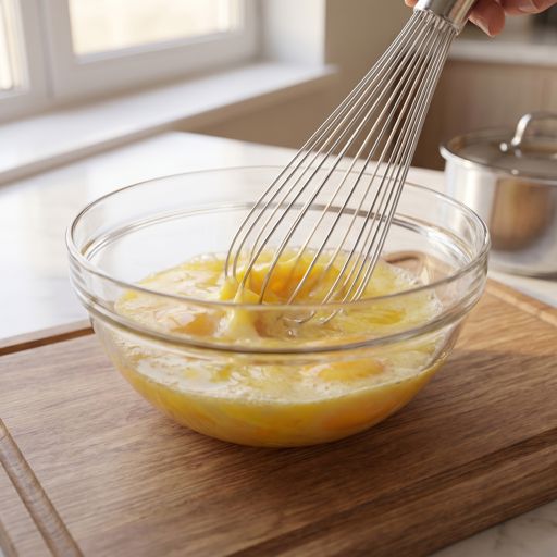 Beaten egg