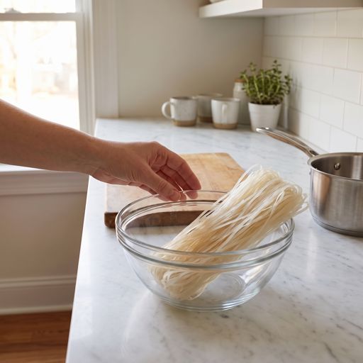 Step 1a: Soak the Noodles