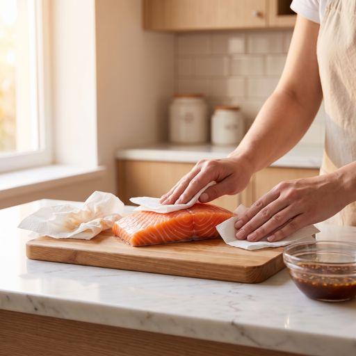 Step 3: Season the Salmon