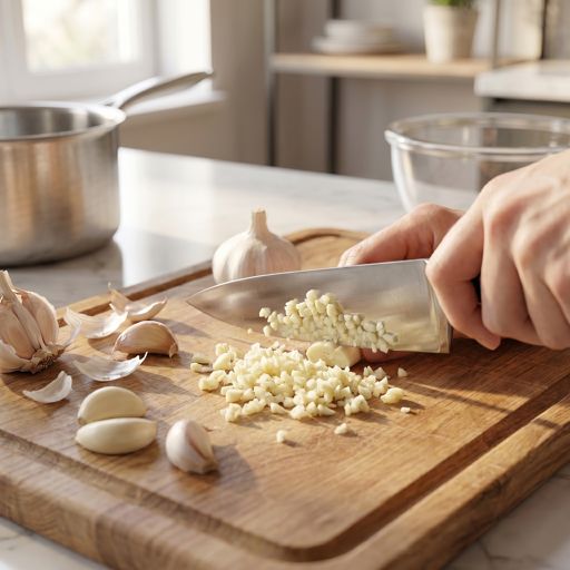 Minced garlic