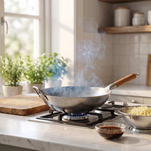 Step 3: Heat the wok