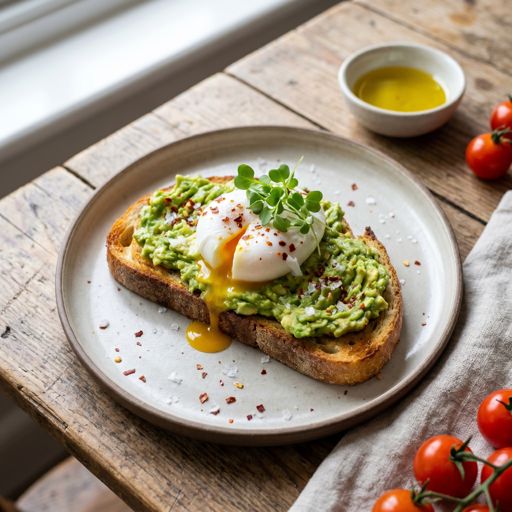 Avocado Toast with Poached Egg