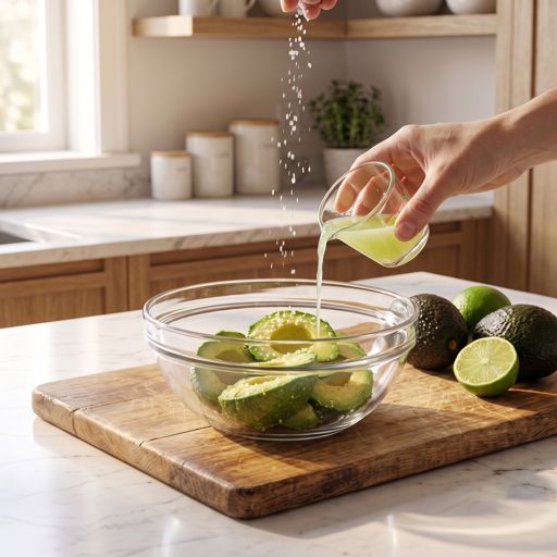 Step 2: Add lime and salt