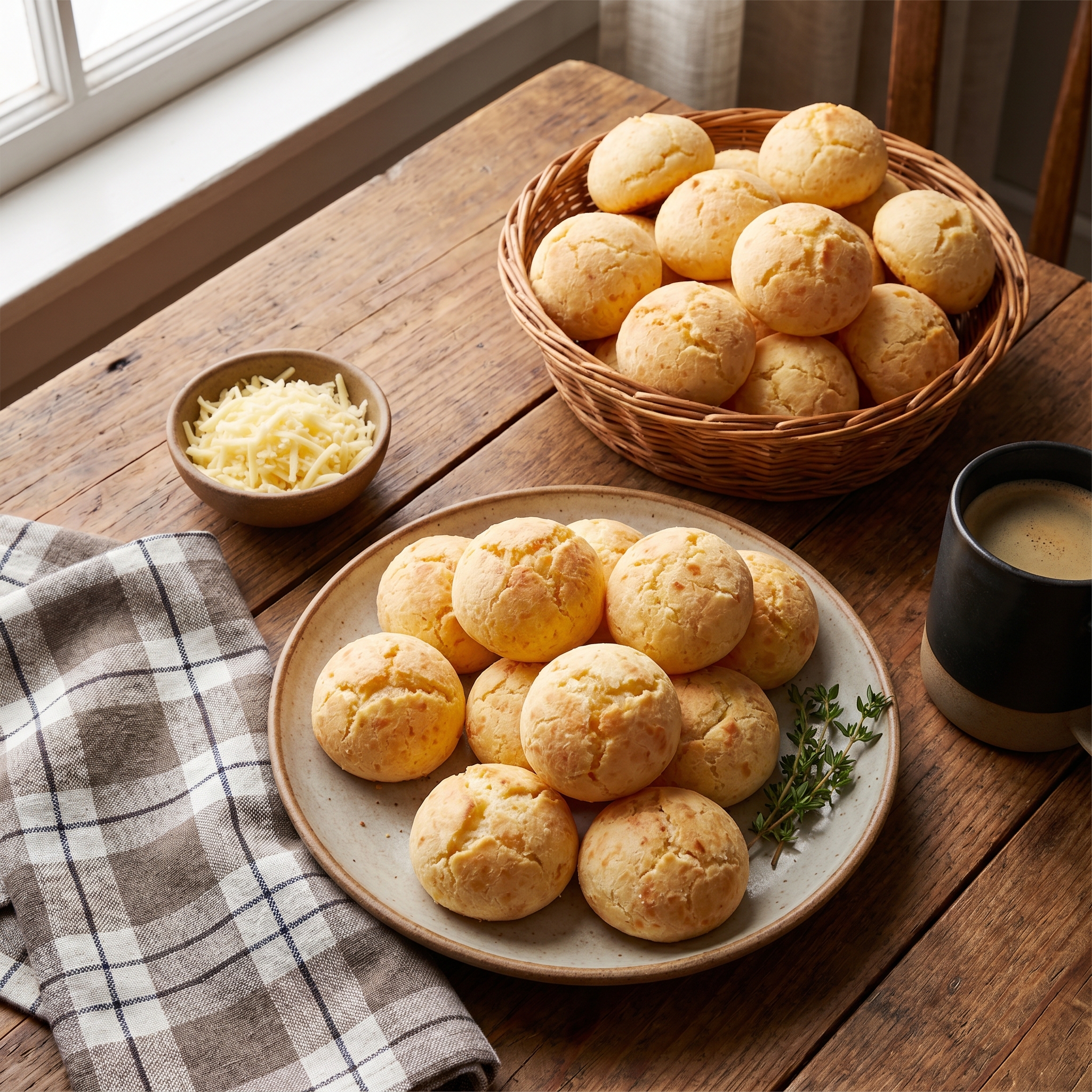 Brazilian Cheese Bread (Pão de Queijo)