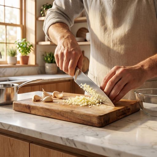 Minced garlic