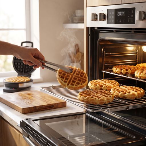 Step 9: Keep Waffles Warm