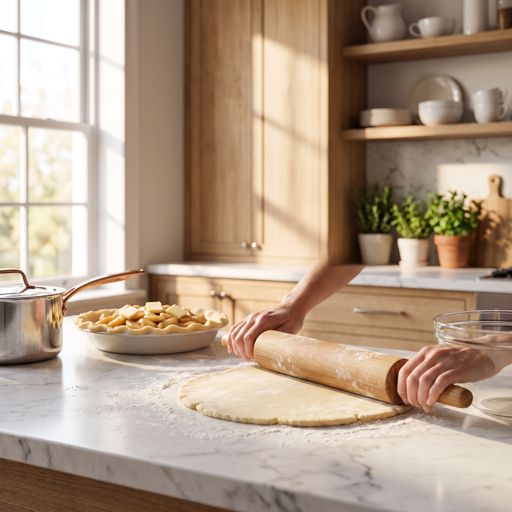 Step 14a: Roll Out and Add the Top Crust