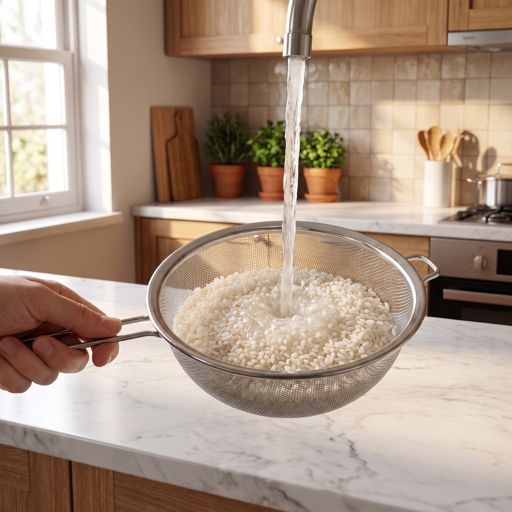 Step 1a: Rinse the Rice