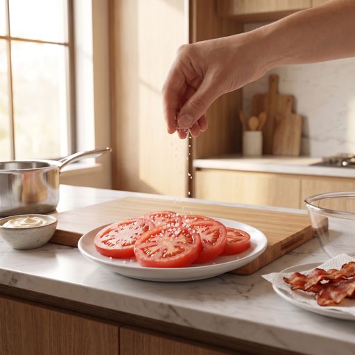 Step 7: Season the tomatoes