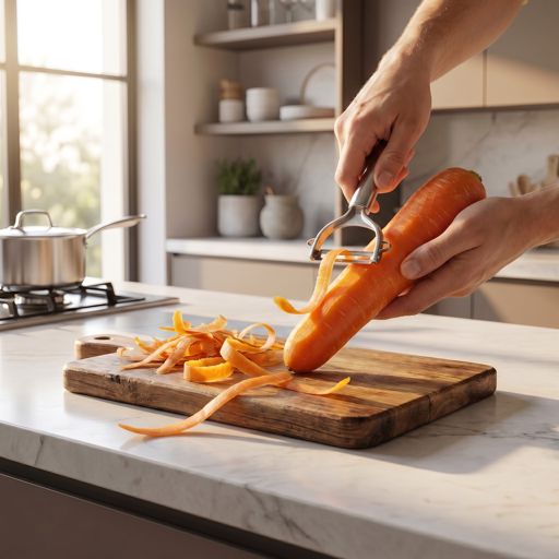 Peeled carrot