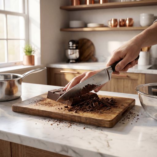 Finely Chopped dark chocolate