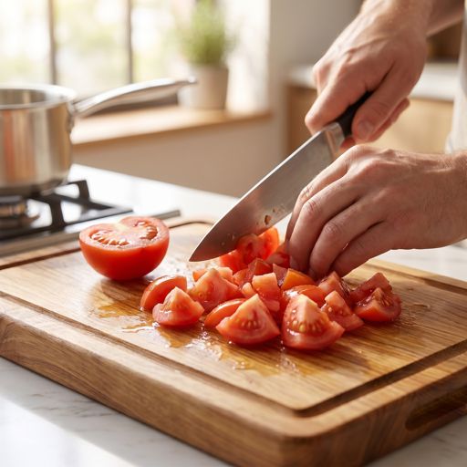 Roughly Chopped tomato