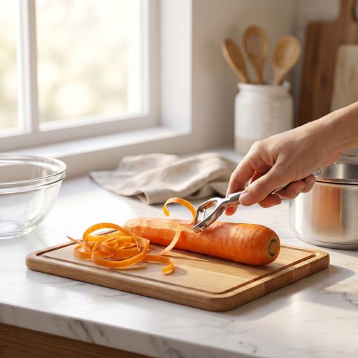 Peeled carrot