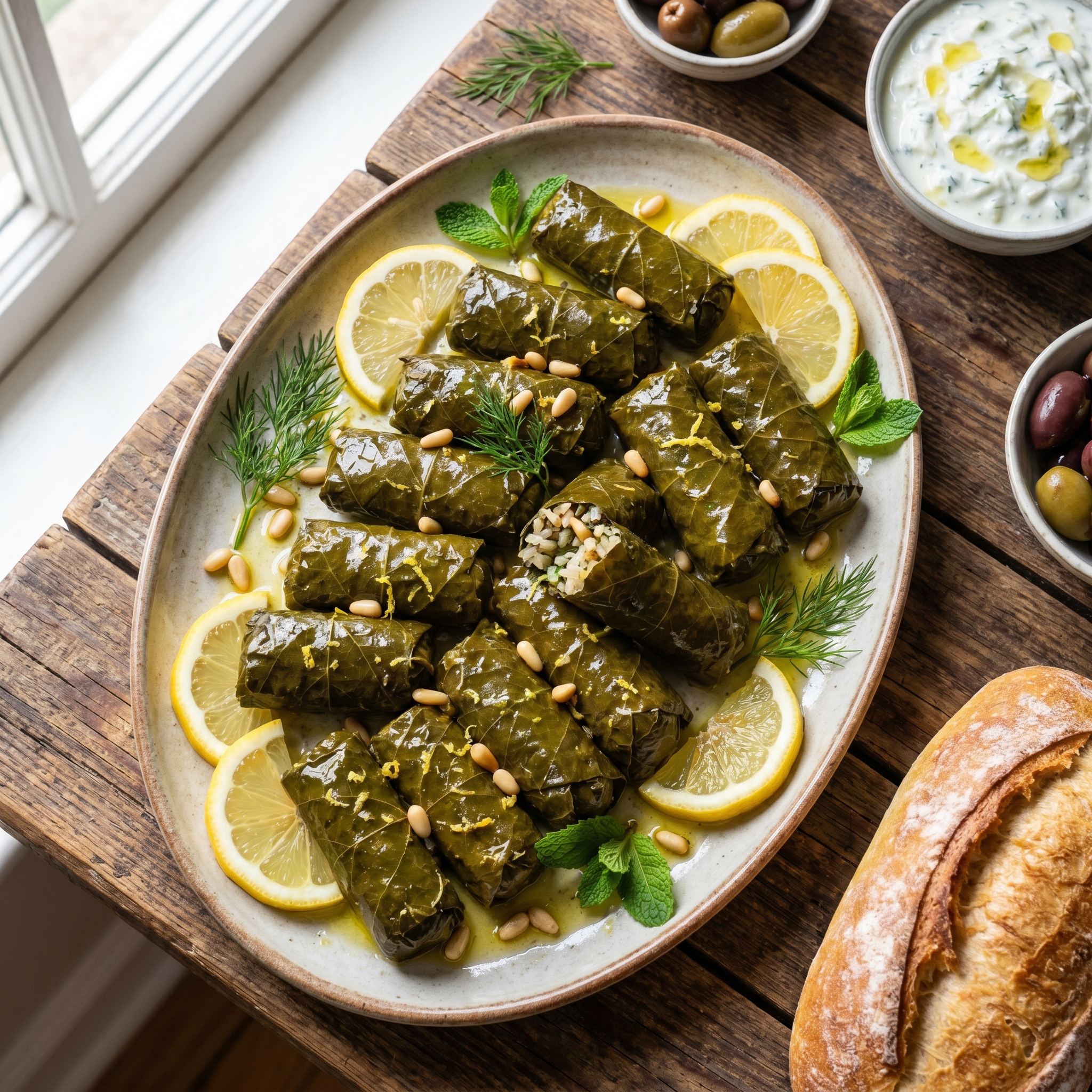 Stuffed Grape Leaves
